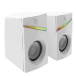 Porodo Gaming Stereo Speaker with Volume Knob Control and RGB Lighting – PDX543