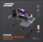 Porodo Gaming Xcommand Carbon Fiber Gaming Table in Oman – Pro RGB Battle Station Setup - Image 5