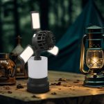 Porodo Lifestyle 3‑in‑1 Ambient Light Lamp Cooling Fan – Portable LED Fan‑Lamp (350 LM, 4000 mAh, 4 Modes) – - Image 5