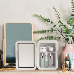 Porodo Lifestyle 4 L Mini Cooling Fridge PDLFST4LMF – Portable, Dual-Power (AC/DC), Rapid Cooling for Skincare & Drinks - Image 4