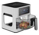Porodo Lifestyle 5L Glass Pot Air Fryer – 1000W, Touch Panel, 7 Preset Modes,