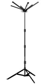 Porodo Lifestyle 7800 Lumens Camping Light with Tripod Stand & Remote Control – PD-CLFS6LSR-BK - Image 2