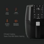Porodo Lifestyle Advanced Air Fryer PD-LSARFR-BK – 4.5L Capacity, 1500W Power, Digital Touchscreen – - Image 3