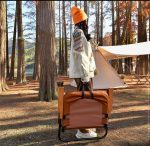 Porodo Lifestyle Camping Foldable Cushioned Chair – Lightweight Aluminum Frame, 150kg Load Capacity, - Image 3