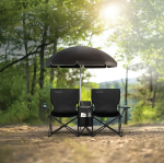 Porodo Lifestyle Campshade Dual Camping Chair with Removable Umbrella & Cup Holder - Image 4