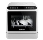 Porodo Lifestyle Counter-Top Dishwasher PD-LFST046-WH – Compact, Energy-Saving Dishwasher for Modern Kitchens,
