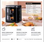Porodo Lifestyle Double Stack Air Fryer – 11L Capacity, 2800W Power, 12 Presets, Touch Panel, - Image 3