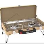 Porodo Lifestyle Dual-Burner Foldable Camping Stove – 2 × 3500 W Portable Outdoor Gas Cooker (Price In Oman)