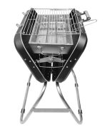 Porodo Lifestyle Foldable BBQ Grill – 17-Inch Grilling Area, Portable Charcoal Grill, Quick Setup, - Image 3