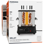 Porodo Lifestyle Grilljet Electric Rotisserie Kebab Grill – Electric Rotisserie in Oman - Image 4