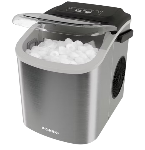 porodo-lifestyle-instant-bullet-ice-maker-pdhzb12sl-15-kg24h.png Porodo Lifestyle INSTANT Bullet Ice Maker PDHZB12SL – 15 kg/24h Countertop Ice Machine - Image 1