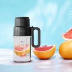 Porodo Lifestyle Jumbo Portable Blender P120JS-BK - 800 ml USB-C Juicer & Smoothie Maker with Straw - Image 4