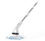 Porodo Lifestyle Multi-Purpose Cordless 7-in-1 Electric Scrubber PD-LFSESC-WH – IPX6 Waterproof, 2500mAh Battery, Type-C Charging,