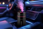 Porodo Lifestyle Portable Air Diffuser RGB – LFST031, 300ml Capacity, 900mAh Battery, Type-C Charging, LED Lighting, - Image 3