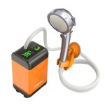 Porodo Lifestyle Portable Electric Shower Pump PD‑LFST021‑OG – 7800 mAh Battery, LED Temp Display & Bidet for Camping (Price In Oman)