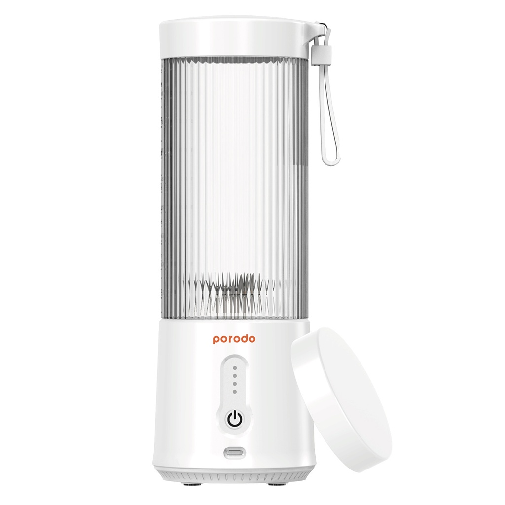porodo-lifestyle-powerful-portable-go-blender-lest017-220w-4.jpg Porodo Lifestyle Powerful Portable Go-Blender – LEST017, 220W, 450ml, Type-C Charging, 6 Stainless Steel Blades, - Image 1