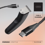 Porodo Lifestyle T-Blade Compact Trimmer LFST110 – 600 mAh USB-C Rechargeable - Image 3