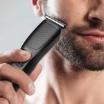 Porodo Lifestyle Wide T-Blade Beard Trimmer PD-LSRHCL-BK – Cordless USB-C Grooming Tool with 4 Combs - Image 3