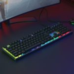 Porodo Lucid Gaming Keyboard PDX216 – 104 Keys, RGB Lighting, Anti-Ghosting, Arabic/English Layout - Image 2