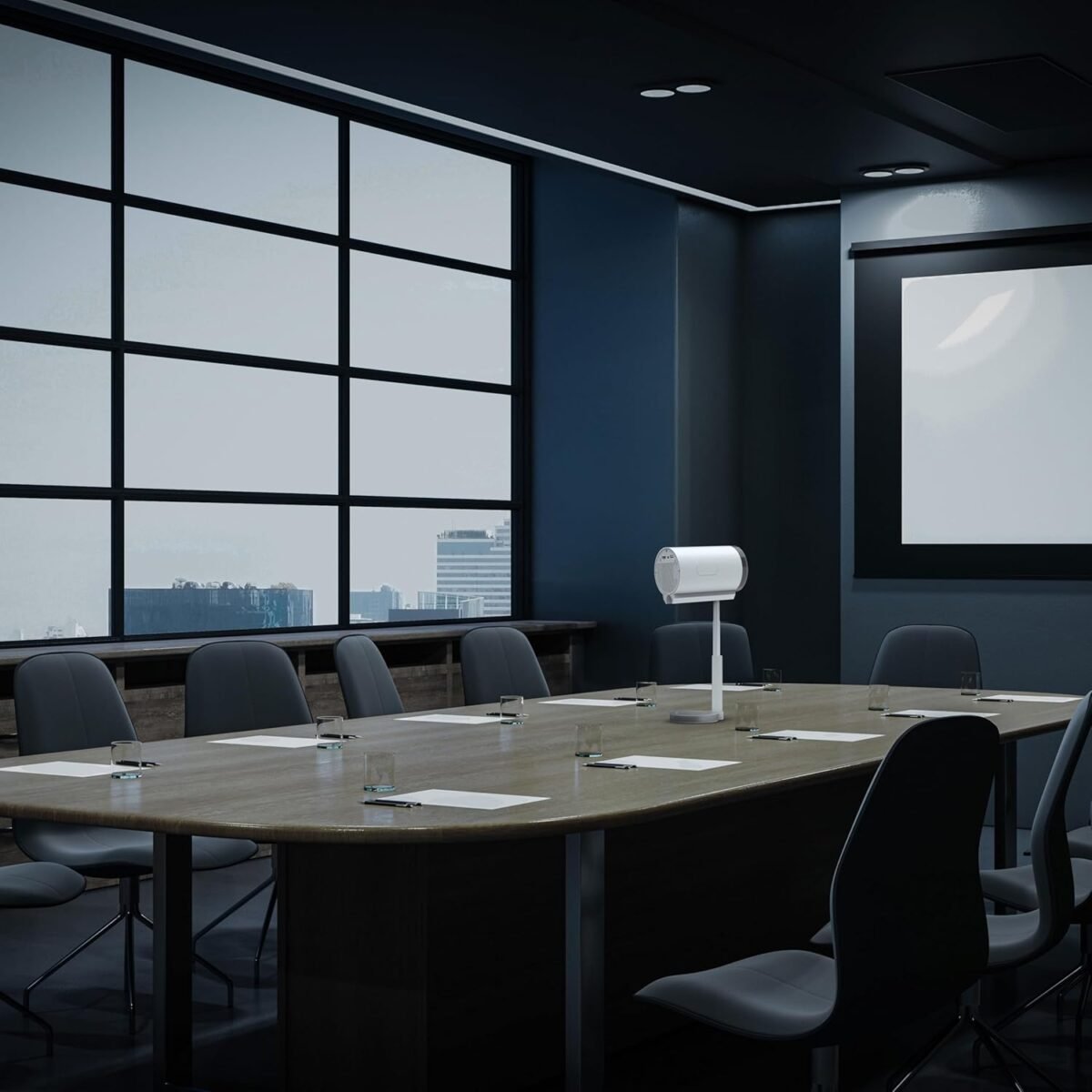 Porodo Lumio Smart FHD Projector PDTS17 – 1080p Full HD, 180 ANSI Lumens, Android 13, Telescopic Stand & Wireless Mirroring | - Image 6