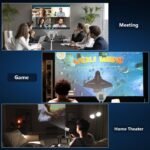 Porodo Lumio Smart FHD Projector PDTS17 – 1080p Full HD, 180 ANSI Lumens, Android 13, Telescopic Stand & Wireless Mirroring | - Image 8