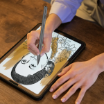 Porodo Magnetic Active Stylus Pen PD‑ETK13 for iPad – 12 h Battery, Type‑C & Magnetic Charging, Battery Display – - Image 3