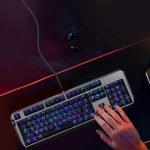 Porodo Mechanical Gaming Metal Keyboard PDX219 – 104 Keys, RGB Lighting, Blue Switches, Arabic/English Layout, - Image 3