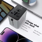 Porodo Megavolt Universal Travel Adapter PD 20W PDFWCH088SL – Global Plug + USB-C / USB-A Fast Charging - Image 5