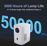 Porodo Mini Projector PD-P720PJR – Wireless Mirroring, LED Lamp, 2000 Lumens, Best Price In Muscat Oman - Image 5