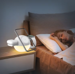 Porodo Orbix 3-in-1 Wireless Charger + Adjustable Ambient Light PDMSWCWH – MagSafe-Compatible Triple Charging Dock - Image 4