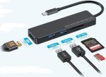 Porodo PB‑51HBC‑BK – 5‑in‑1 USB‑C Hub (4K HDMI, USB‑A, SD/MicroSD, 5 Gbps) - Image 2