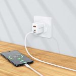 Porodo PD-FWCH019 30W Triple-Port Wall Charger with Lightning Output & 1.2 m Braided Cable – - Image 5