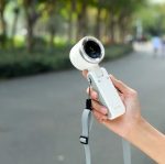 Porodo PD-LSMFTF Handheld Turbo Fan – 5 Speeds, 3600mAh Battery, Foldable Design, - Image 2