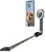 Porodo PD-MGS64 Magnetic MagSafe Selfie Tripod – 65cm Extendable, Wireless Remote, Foldable Design, - Image 6