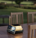 Porodo PD-PBFCH030-BK Outdoor Night Light & 10000mAh Power Bank – Integrated Lightning & Type-C Cables, Digital Display, Built-in Phone Holder – Ideal for Travel and Camping, - Image 5