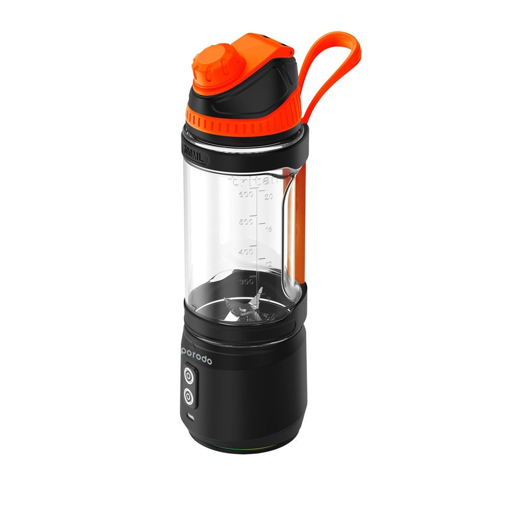 porodo-pd-pblndr-dual-spin-portable-blender-700ml-240w-3x200-1.jpg Porodo PD-PBLNDR Dual Spin Portable Blender – 700ml, 240W, 3x2000mAh Battery, - Image 1