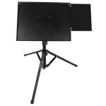 Porodo PD-TRPPJH-BK Multinational Laptop & Projector Stand – Adjustable Height up to 190cm, 360° Tray Rotation, 90° Tilt, 10kg Load Capacity – Ideal for Office, Home, - Image 3