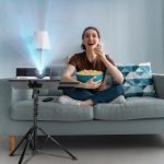 Porodo PD-TRPPJH-BK Multinational Laptop & Projector Stand – Adjustable Height up to 190cm, 360° Tray Rotation, 90° Tilt, 10kg Load Capacity – Ideal for Office, Home, - Image 5