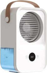Porodo PD‑LSACF – Water & Ice Nano‑Mist Rechargeable Cooling Fan 650 ml with Remote & Digital Display
