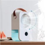 Porodo PD‑LSACF – Water & Ice Nano‑Mist Rechargeable Cooling Fan 650 ml with Remote & Digital Display - Image 3