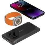 Porodo PD‑PBFCH021‑BK – 10 000 mAh MagSafe Power Bank with 20 W PD, 15 W Wireless & Integrated Apple Watch Charger - Image 2