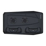 Porodo PDX114 Multifunction PS5 Cooling & Charging Stand – 3-Level Fan Speed, Dual Controller Dock, USB-C Power - Image 3