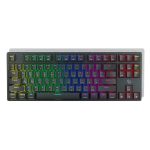 Porodo PDX220 TKL 3-in-1 Mechanical Gaming Keyboard – Gateron Switches, RGB Lighting, Wired/2.4G/Bluetooth Connectivity, Anti-Ghosting,