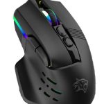 Porodo PDX320 12800 DPI Wired Gaming Mouse – 9 Programmable Buttons, 13 RGB Modes, 500Hz Polling Rate,