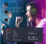 Porodo PDX418 RGB Gaming Headset – Wired Over-Ear Headphones with 50mm Drivers Best Price In Muscat Oman - Image 3