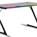 Porodo PDX544 RGB Gaming Desk – 120x60cm with Mousepad & Headphone Hook –