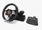 Porodo PDX627 7-in-1 Gaming Steering Wheel – 270° Rotation, Responsive Pedals, Gear Lever – Compatible with PS4, PS3, Xbox One, Xbox 360, PC, Nintendo Switch, Android – - Image 2