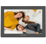 Porodo PIXELLE 10.1″ Smart Mirror Frame with Touchscreen & Mirror Glass Technology – Wi-Fi Photo, Clock & Weather Display