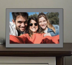 Porodo PIXELLE 10.1″ Smart Mirror Frame with Touchscreen & Mirror Glass Technology – Wi-Fi Photo, Clock & Weather Display - Image 3