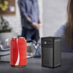 Porodo Portable DLP Projector PD-LSDLPP-BK - 960×540 QHD, Android 9, 8000 mAh Battery & Wireless Mirroring - Image 5